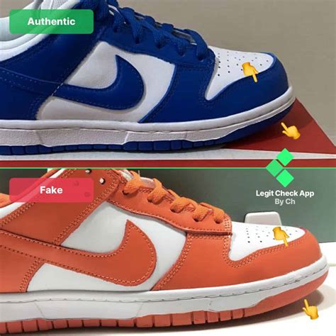 how can you tell if nike dunks are fake